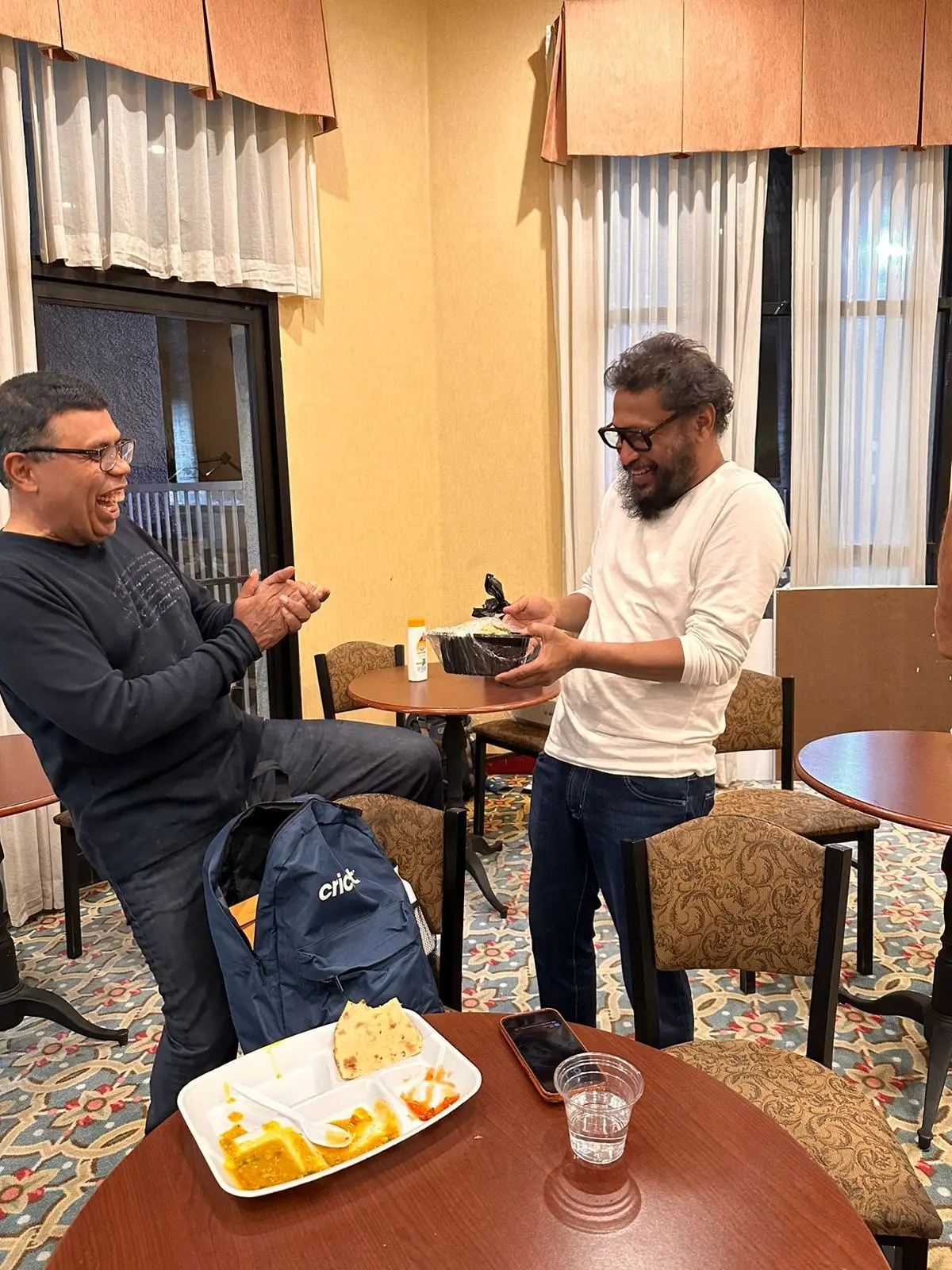 Arjun Sen with filmmaker Shoojit Sircar